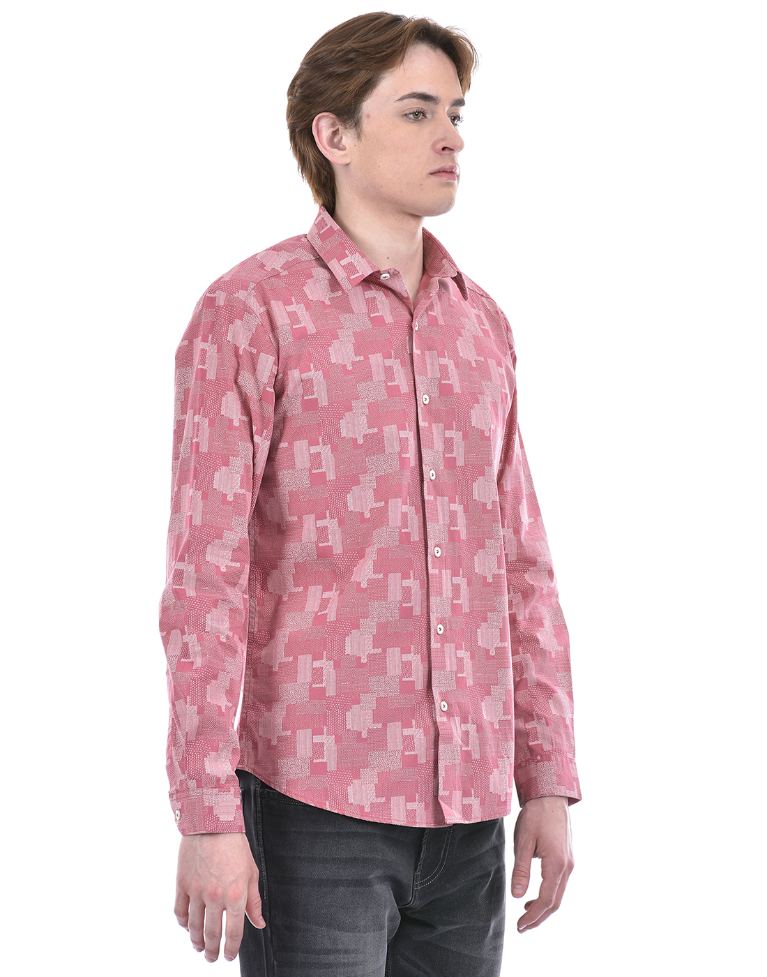 Numero Uno Men Graphic Print Red Shirt